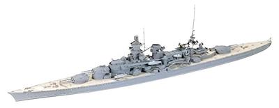 Tamiya Plastikový model nemeckého námorného bojového krížnika Scharnhorst série Waterline 77518 č. 118 v mierke 1/700.