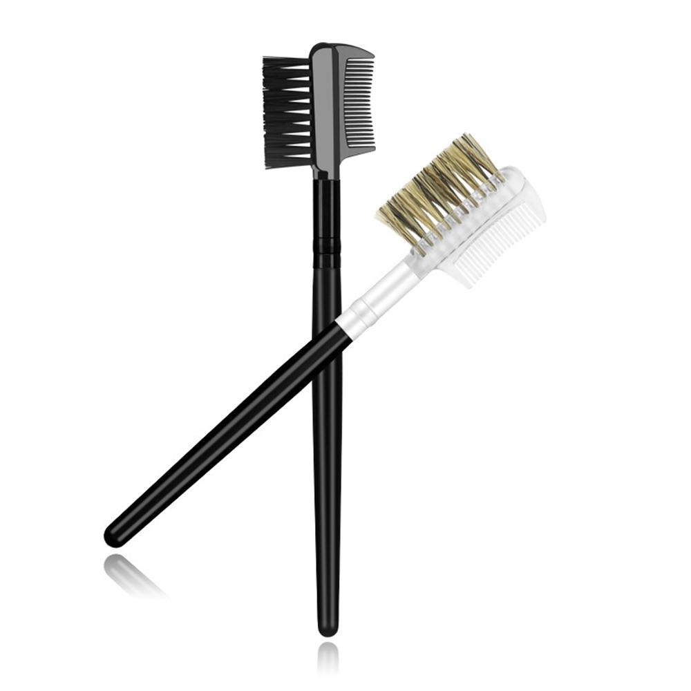 Head Eyelash Applicator Double Ended Eyebrow Brush Comb Eyebrow Comb Eyelash Brush Makeup Brushes