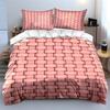 Pink brick wall pattern. Bedding sets Duvet cover sets Duvet covers Pillowcases(1 * Duvet Cover 2 * Pillowcases, without duvet insert)