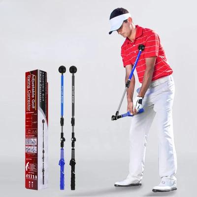 Entrenador de swing de golf plegable Corrector Practicante Ángulo de longitud ajustable Principiante Disponible para zurdos y diestros HGB023