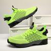2025 Mesh Men's Casual Sneakers Summer Lightweight Breathable Tennis Shoes New Fashion Lace-up Soft-soled Running Shoes Tênis