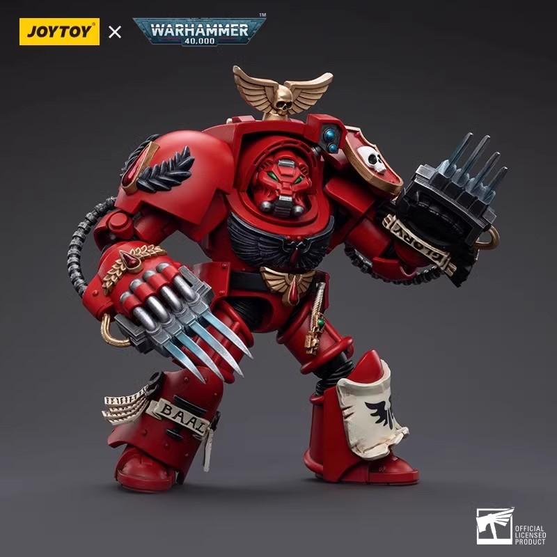 [In Stock]Joytoy Warhammer 40k 1/18 Action Figure Iron Hands Captain In Terminator Armour Collection Anime Model Toy Gifts