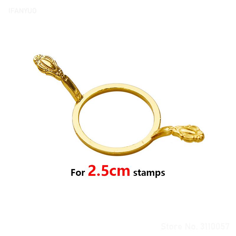 2/1pcs Wax Seal Stamp Molds Fixer Love Round Flower Shape DIY Tools Invitation Greeting Card Wedding Seals for 2.5cm Seal Stamp