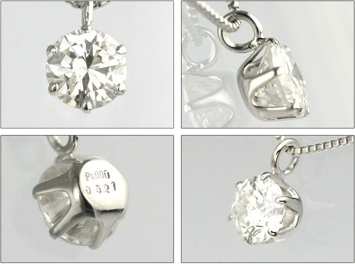 Šperky PT900 diamantový přívěsek náhrdelník H barva SI2 třída dobrý brus GGSJ třídění certifikát zahrnuté [Diamond World] dámský 0,3ct (Zdroj