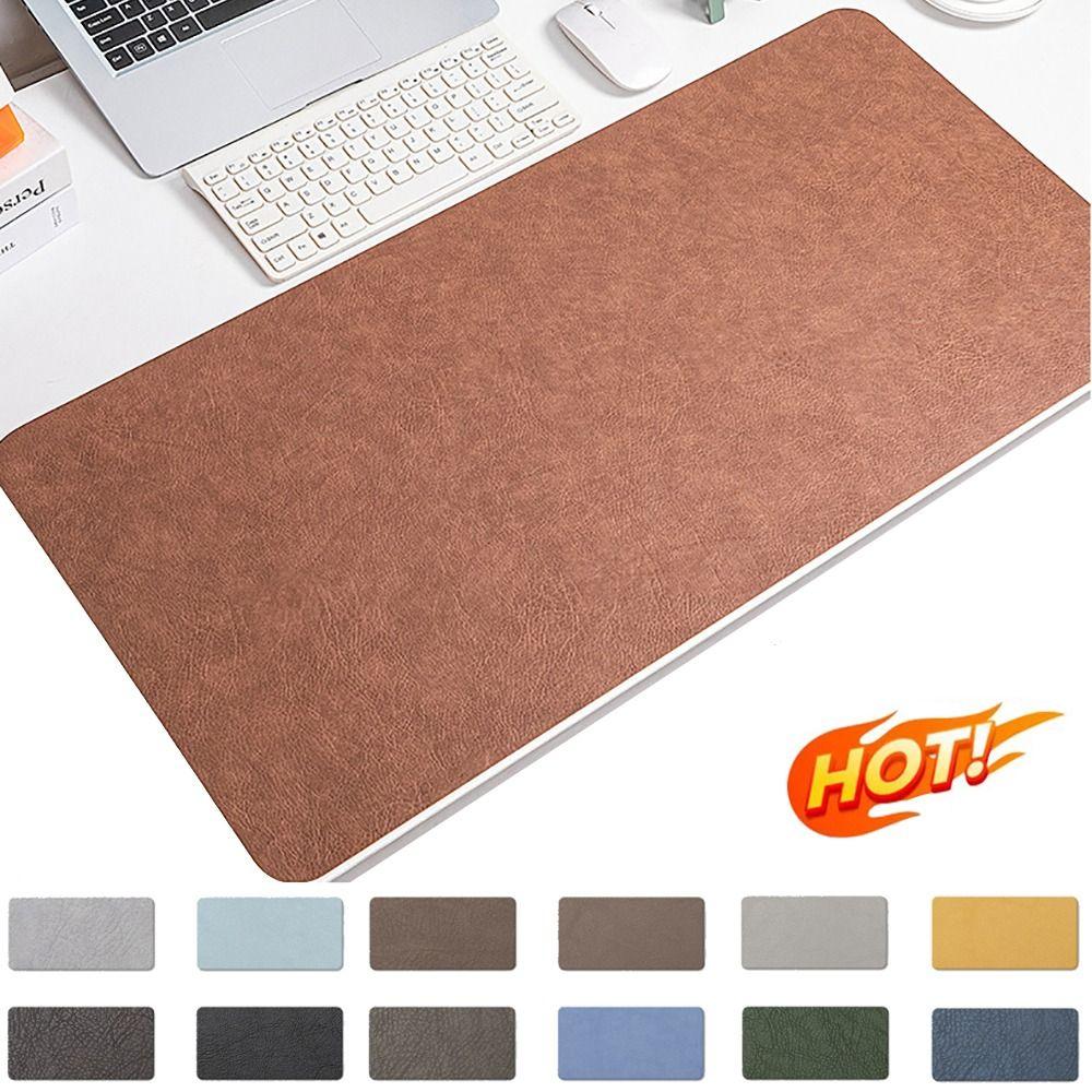 Cowhide Patterned Mouse Pad Non-slip Computer Laptop Mousepad Writing Pad  Home Office