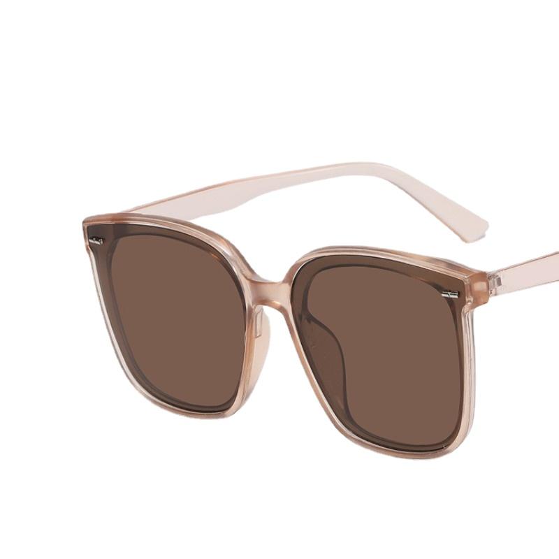 

Retro Transparent Yellow Sunglasses Men Fashion Driving Uv Protection Sun Glasses Women Leisure Travel Sun Eyeglass Grunge