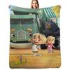Hank And Trash Truck, Trash Truck Throw Blanket Durable Warm Blanket For Daily Home Use