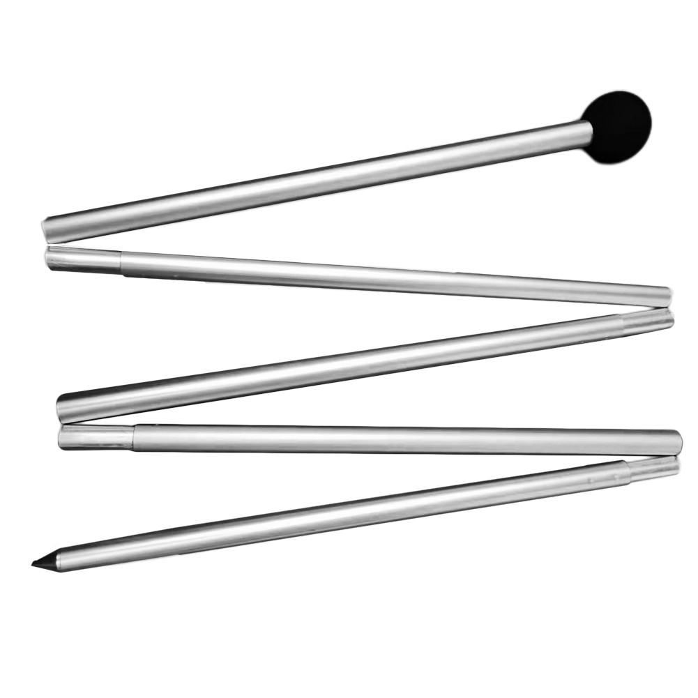 

Стойки для тентов на столбах Shelter Tarp Pole Awning Stands Легко устанавливаются Складные pointed head