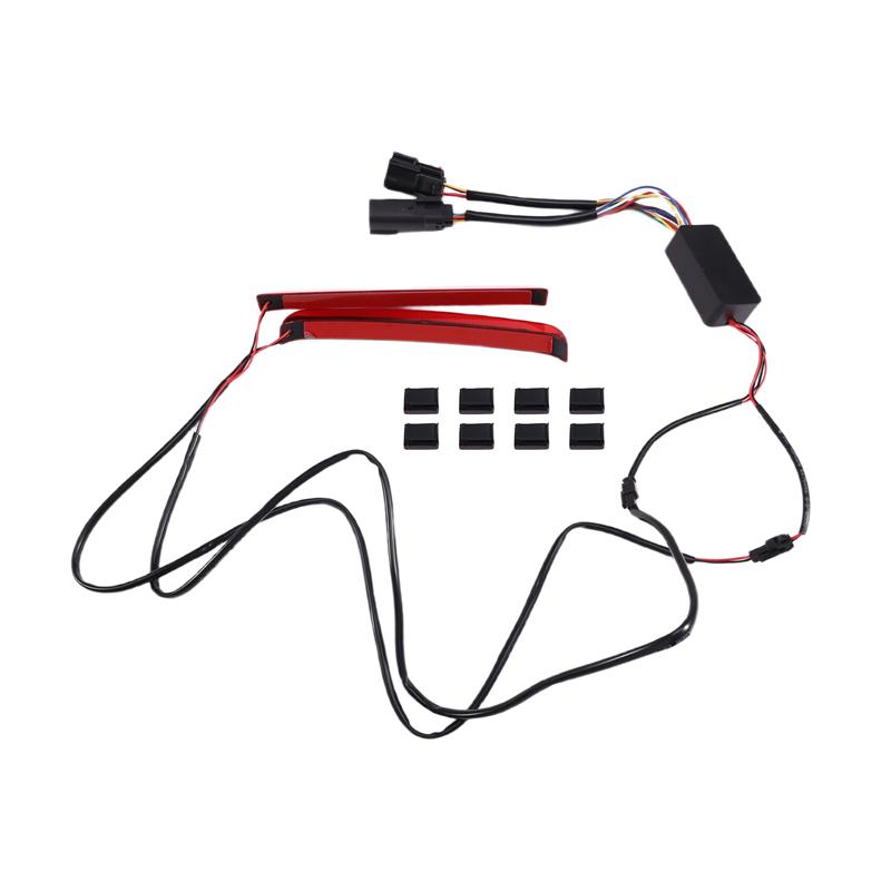 NEW-For  Touring Models 2014-2025 Motorcycle Saddlebag Light LED Brake Light Dynamic Turn Signal