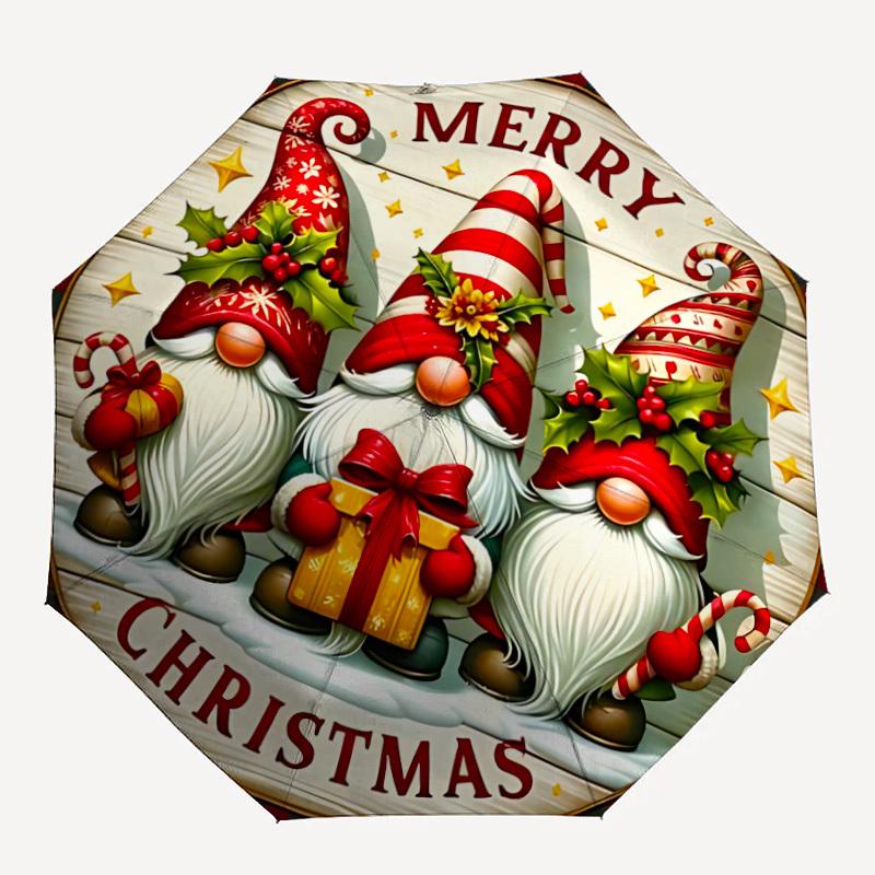 

1pc Christmas Decorations Umbrella - Portable Home Essential, Durable Iron Frame with Rod Structure, Fashion Lovers yy250910059