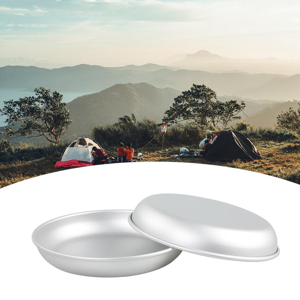 Aluminum Alloy Plate Food Serving Dish Snack Dish Dessert Tray Camping Storage Dish