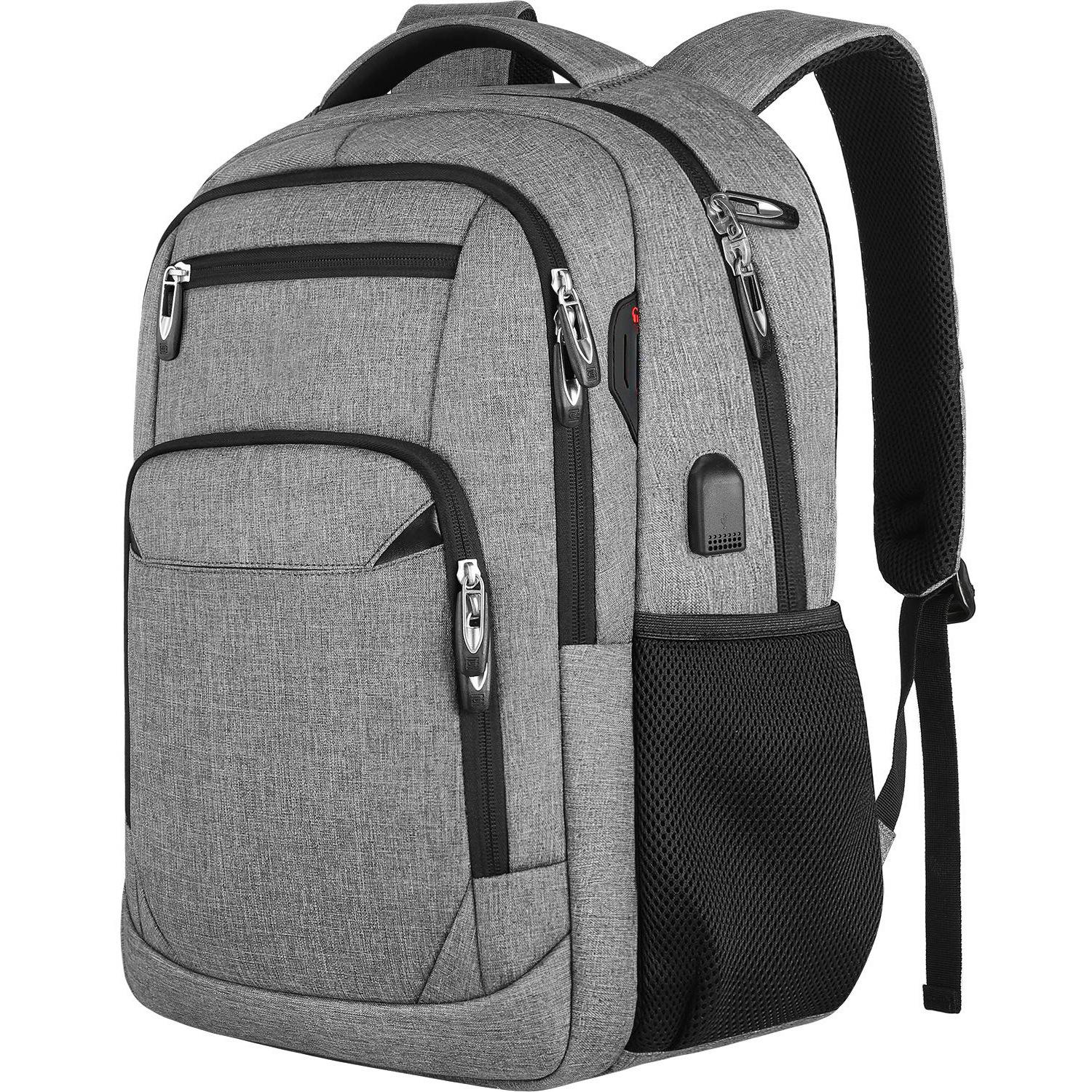 

Большой вместительный мужской рюкзак премиум-класса Sense Travel Backpack Business Laptop Backpack Customization 18 inch светло-серый