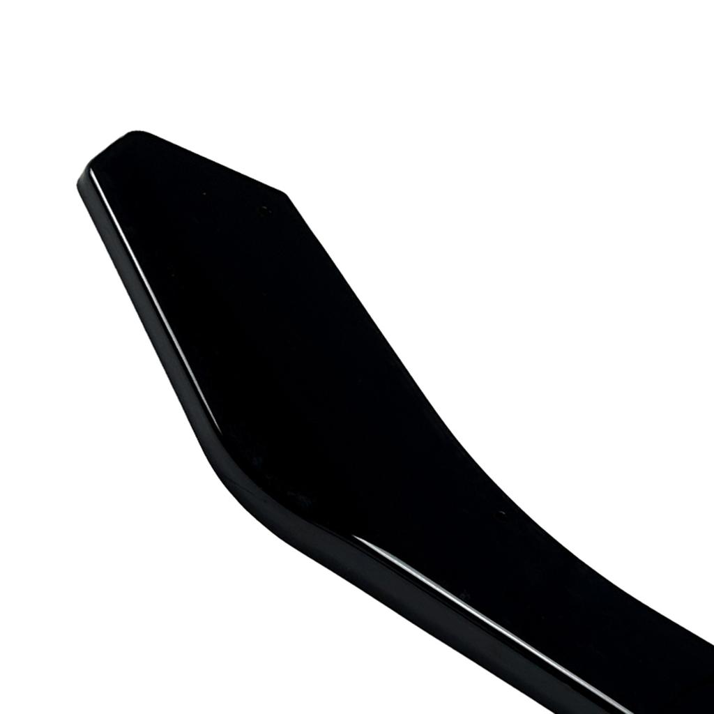 For Ford Mustang MK6.5 2018-2023 Front Bumper Side Spoiler Cover Carbon Fiber Look/Gloss Black Lower Splitter Canard Protector