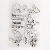 Clear Rubber Stamp Scrapbooking Diary Album Aesthetic Embossing Decorations