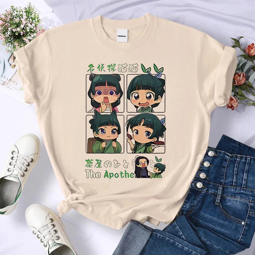 Kusuriya No Hitorigoto T Shirt Teen Digital Punk Graphic Comfortable Graphic Pastel Retro Harajuku Short Sleeve
