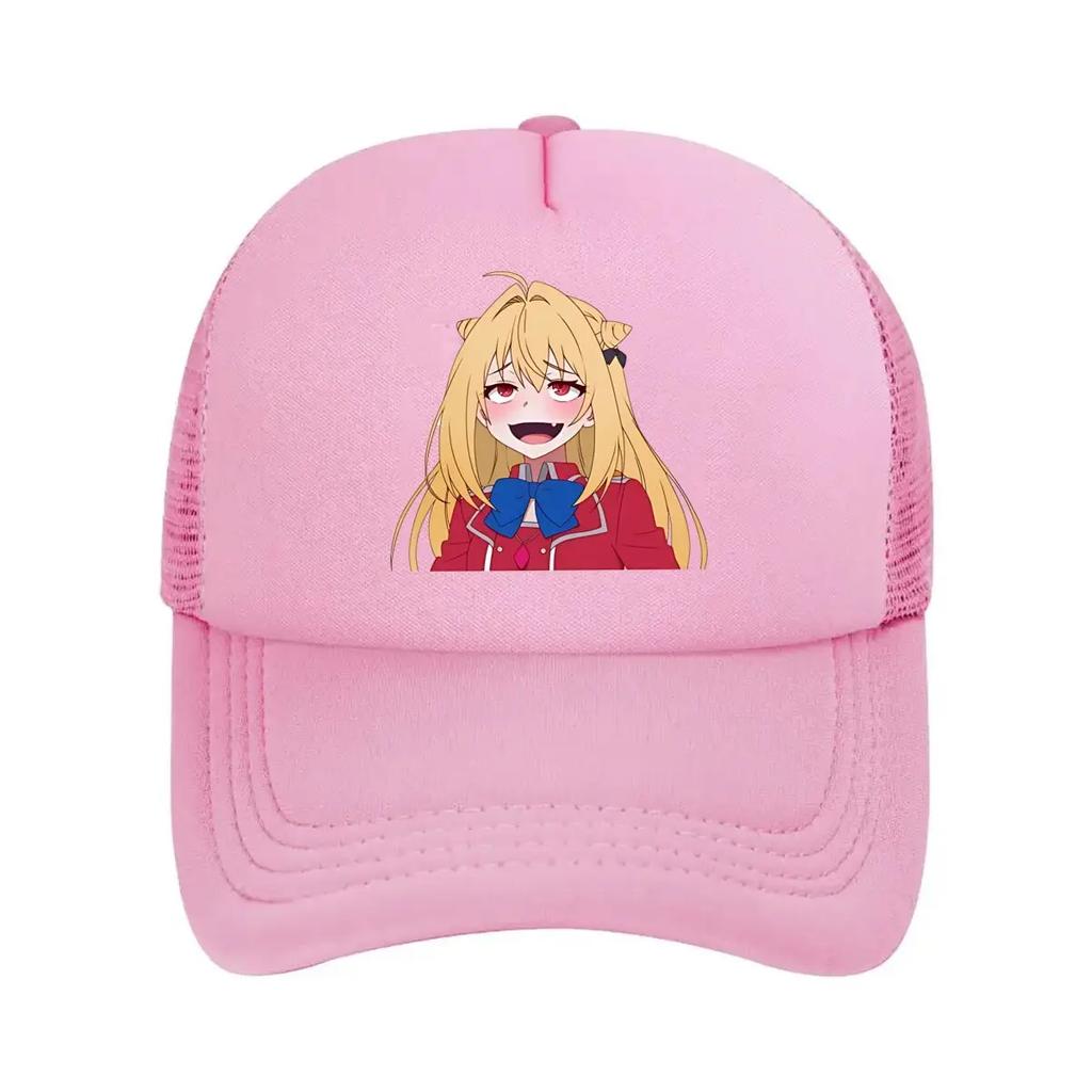 Anime Schoolgirl Manga  Inspired Cute Character Art Creation Mesh Baseball Cap