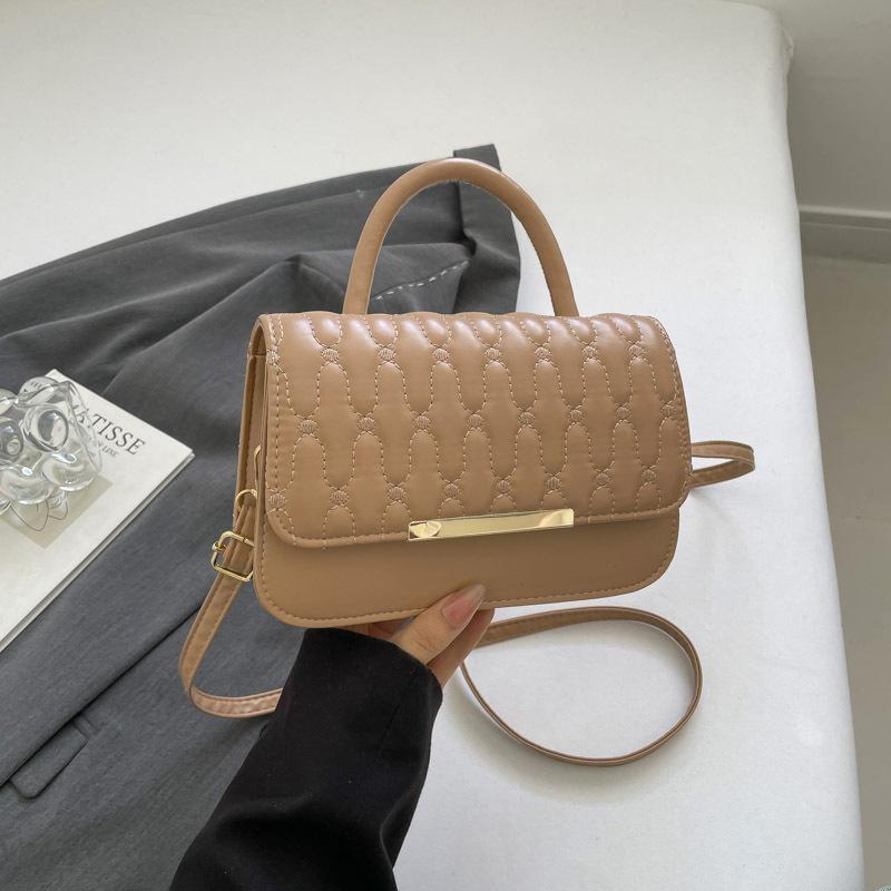 Fashion charm pu versatile bag women's new rhombus plaid handbag dinner party arm shoulder messenger bag