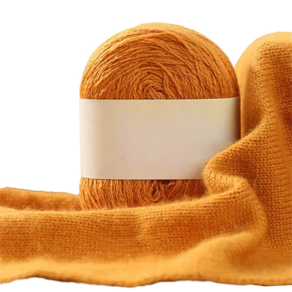 Mohair Yarn Soft Wool Knitting Long Warm Thin Yarn Roll Scarf Cashmere Yarn Hand Crochet Thread for DIY Weave Knitwear
