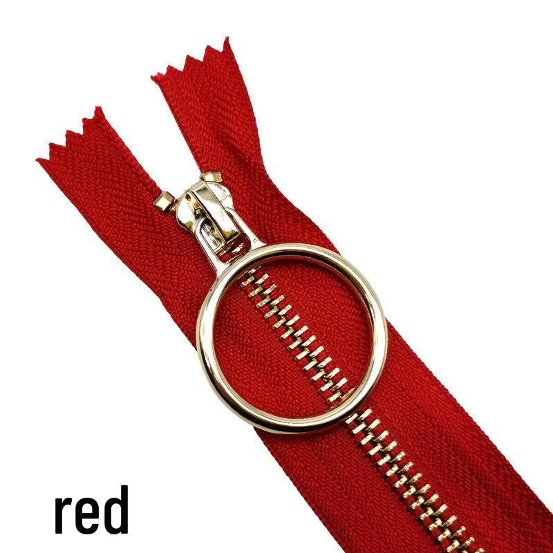 

20CM No. 5 Colored Metal Zipper for Bags, Backpacks, and Leather Accessories