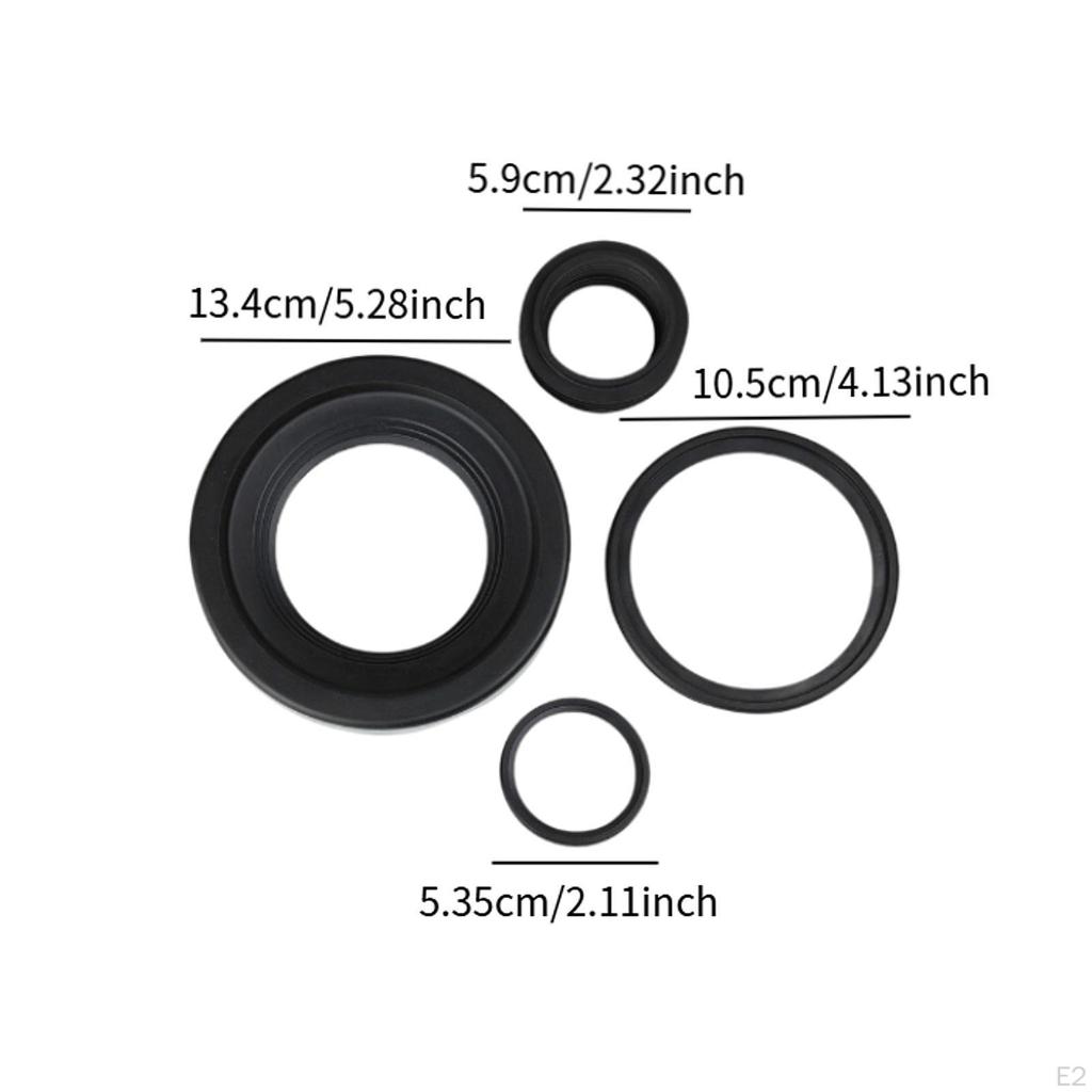 Wandmontierte Toilettendichtringe Spülventil Dichtungsadapter Rohrzubehör Gummi