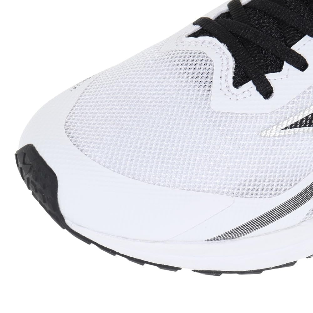 Mizuno Duel Sonic 3 Running 2E Shoes, White/Dark Gray/Black, 26.0 cm,