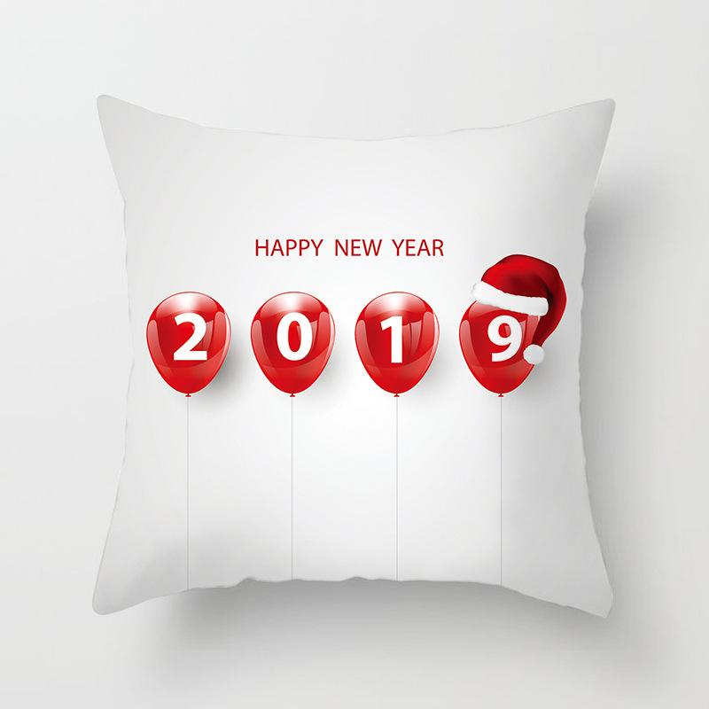 Europäischer und Amerikanischer Weihnachtsmann Weihnachtsbaum Kissenbezug Kissenbezug Druck