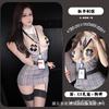 Bare sexy lingerie sexy secretary hip skirt pure flirting uniform free suit women