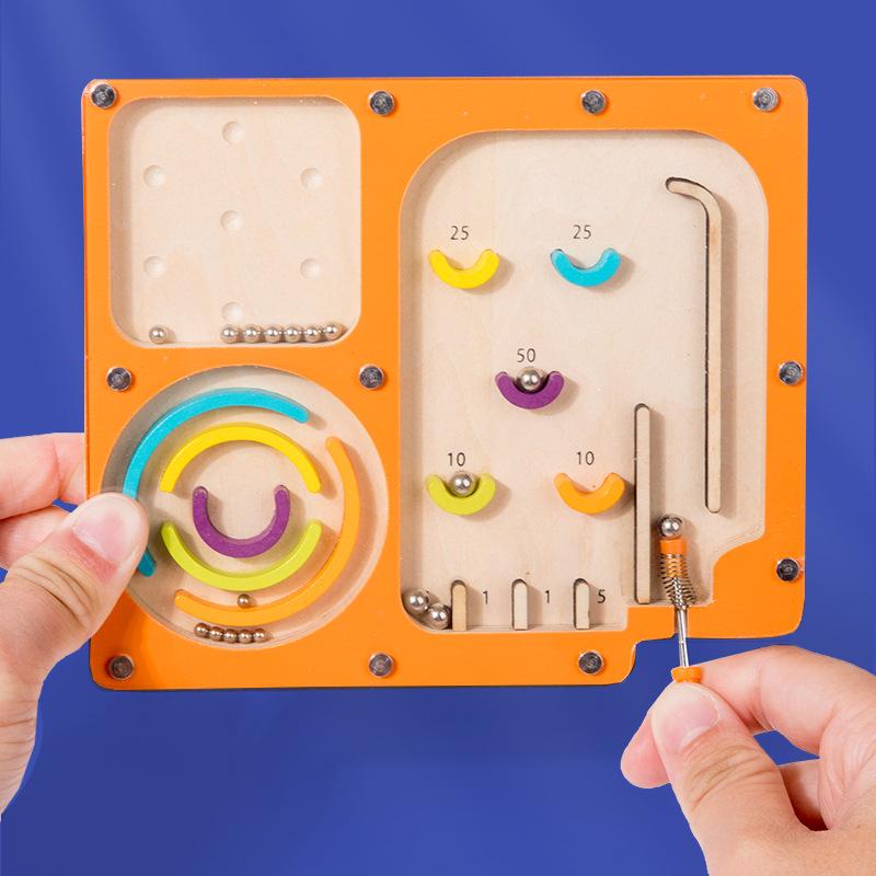

Children s board game fun marble maze children s parent-child interactive game baby hand-eye coordination training decompression toy