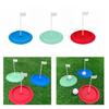 Golf Putting Cup and Flags Soft Rubber Practice Putting Cup Golf Putter Green Cup Training Aids Supplies Easy to Use