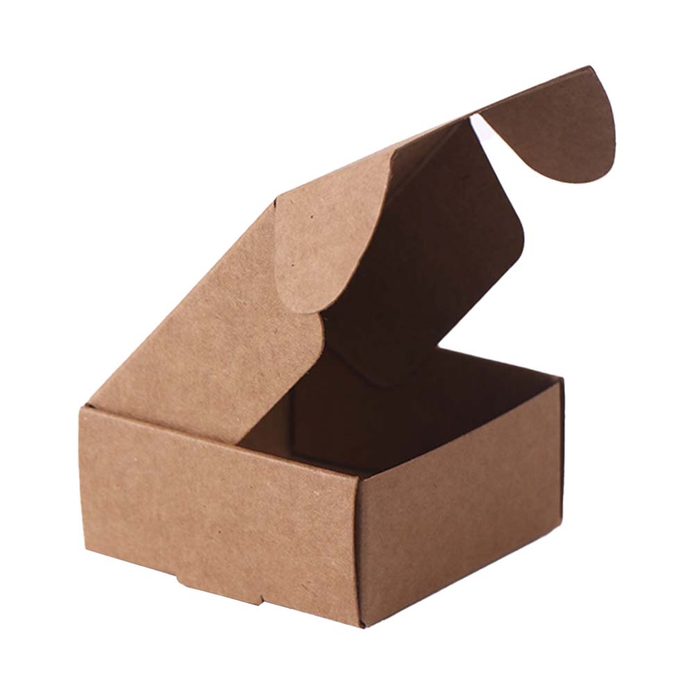 

50 шт. подарочная коробка из упаковочной бумаги квадратная упаковочная коробка из крафт-бумаги принадлежности для свадебной вечеринки мыло ручной работы подарочная коробка для шоколадных конфет