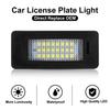 2Pcs LED Car Number License Plate Light Accessories Lamp Canbus 12V For A1 A4 B8 4D 5D A5 S5 2D 5D A6 S6 A7 For VW Golf Passat