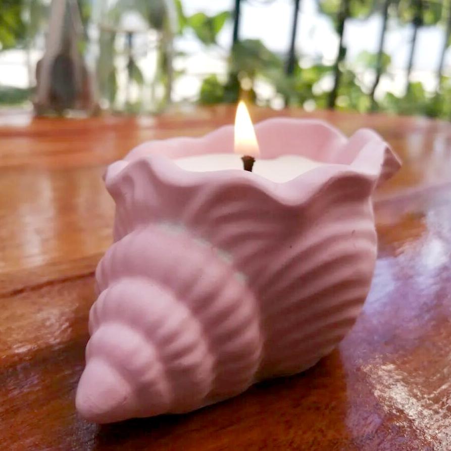 2ks Conch Candle Jar Silikonové formy DIY krabička na uložení šperků Aromaterapeutická svíčka Betonová forma ze sádrové pryskyřice Home Decor Craft