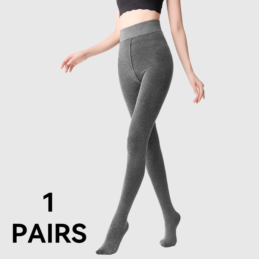 

Колготки из непрозрачного хлопка в вертикальную полоску, плотность ткани 130/150 г, теплые осенне-зимние колготки, серые леггинсы больших размеров, в корейском стиле. M