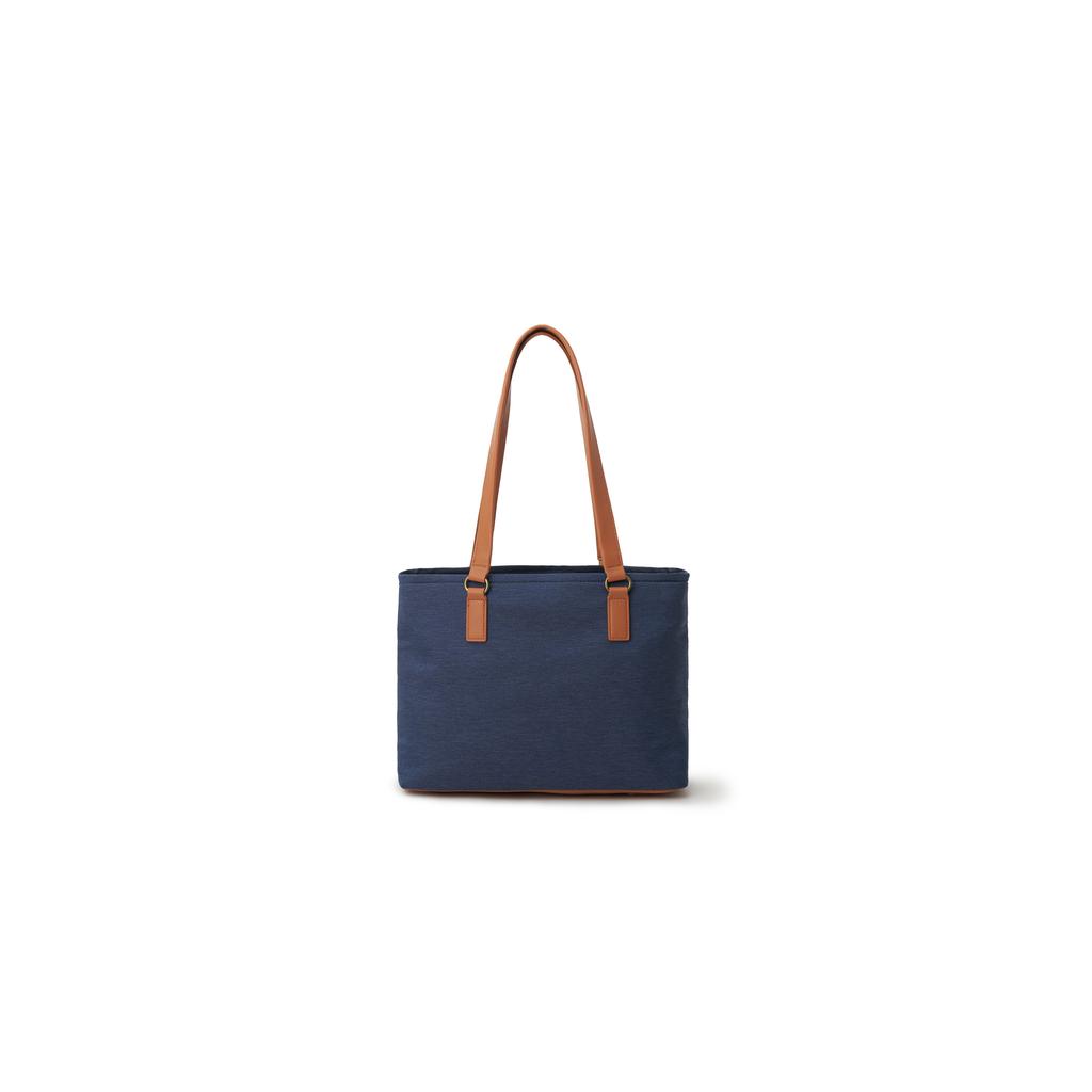 New Lee Leather Tote Bag, Shopping Bag, Shoulder Bag Regular Women's Dark Blue/Light Blue LE250115M