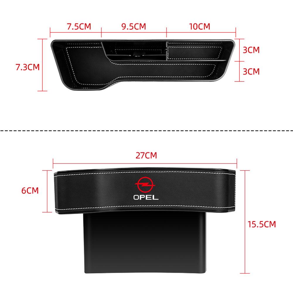 Car Seat Organizer Gap Slit Filler Holder Seat Crevice Storage Box Accessories For Opel OPC Astra J K Insignia Car Wheel Hubcap FB3