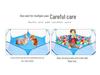 Blue Sky Ocean Kids' Pop-Up Ball Pit Tent - Animal Playpen Toy