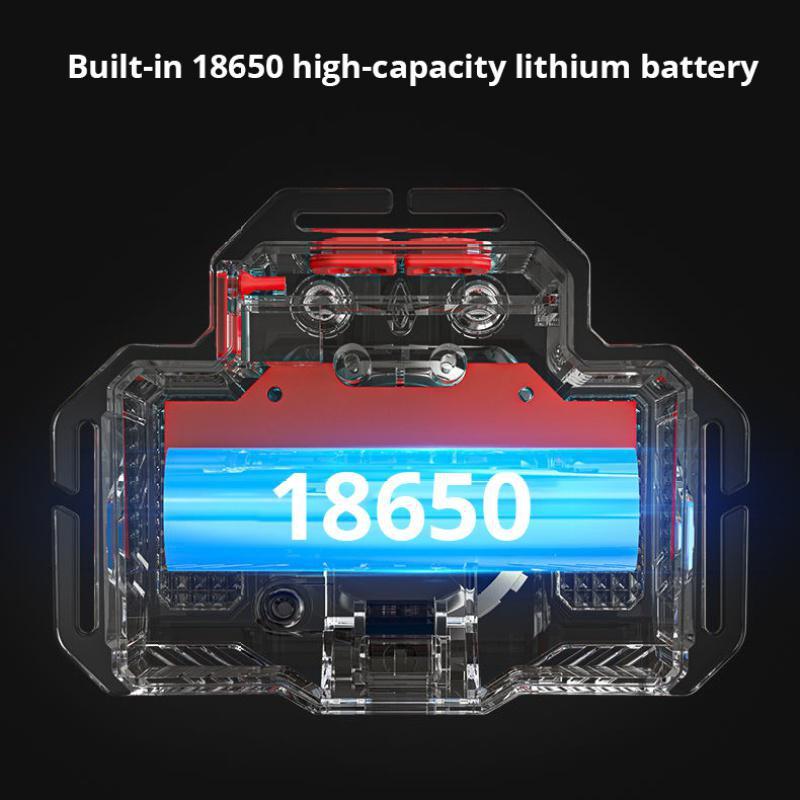 Super Bright XHP50 LED Headlamp Waterproof 5 Modes Flashlight USB Rechargeable Fishing Adventure Camping 18650 Headlight