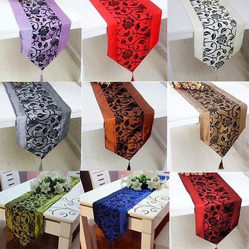 Tischläufer Essen Hochzeit Party Deko Bankett Dekorationen Tischdecke 12 78" X