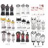 Waterproof Golf Headcover for Utility Clubs and UT Clubs with Conversion Featuring and Lion Designs Tags, Akita, Husky, Cat, Koala, Shark, (Akita,