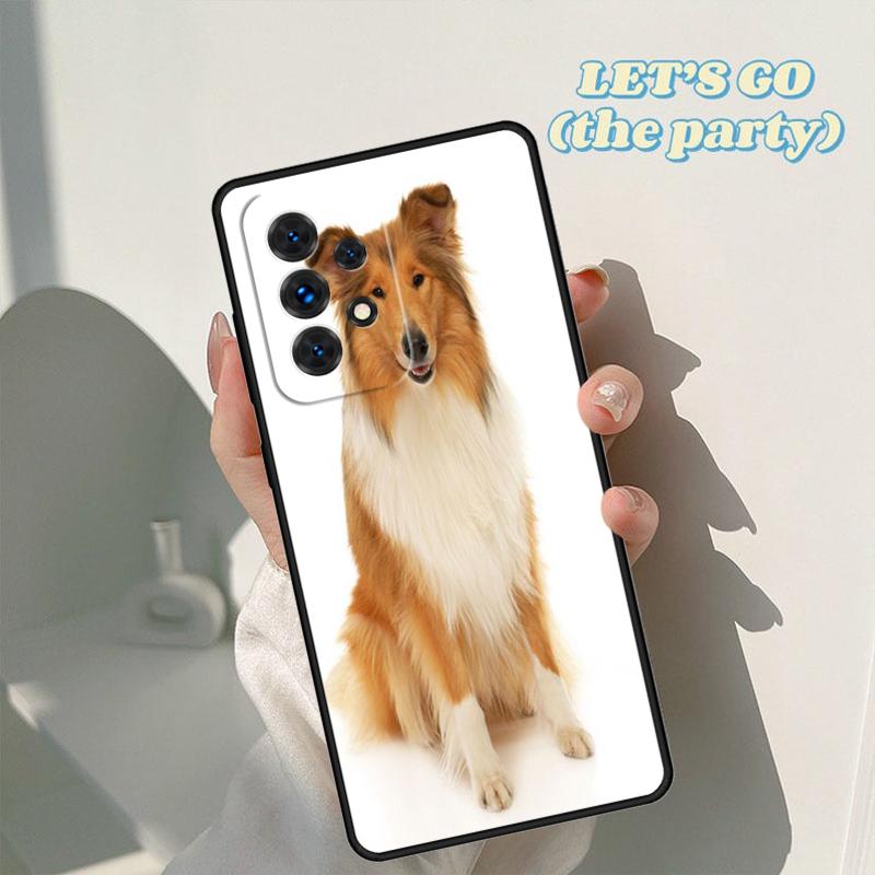 Beautiful Fun Border Collie Dog Puppies Case For Samsung Galaxy A42 A31 A40 A51 A71 A32 A80 A91 A52 A72 A73 A20e A50 A70 A11 A12