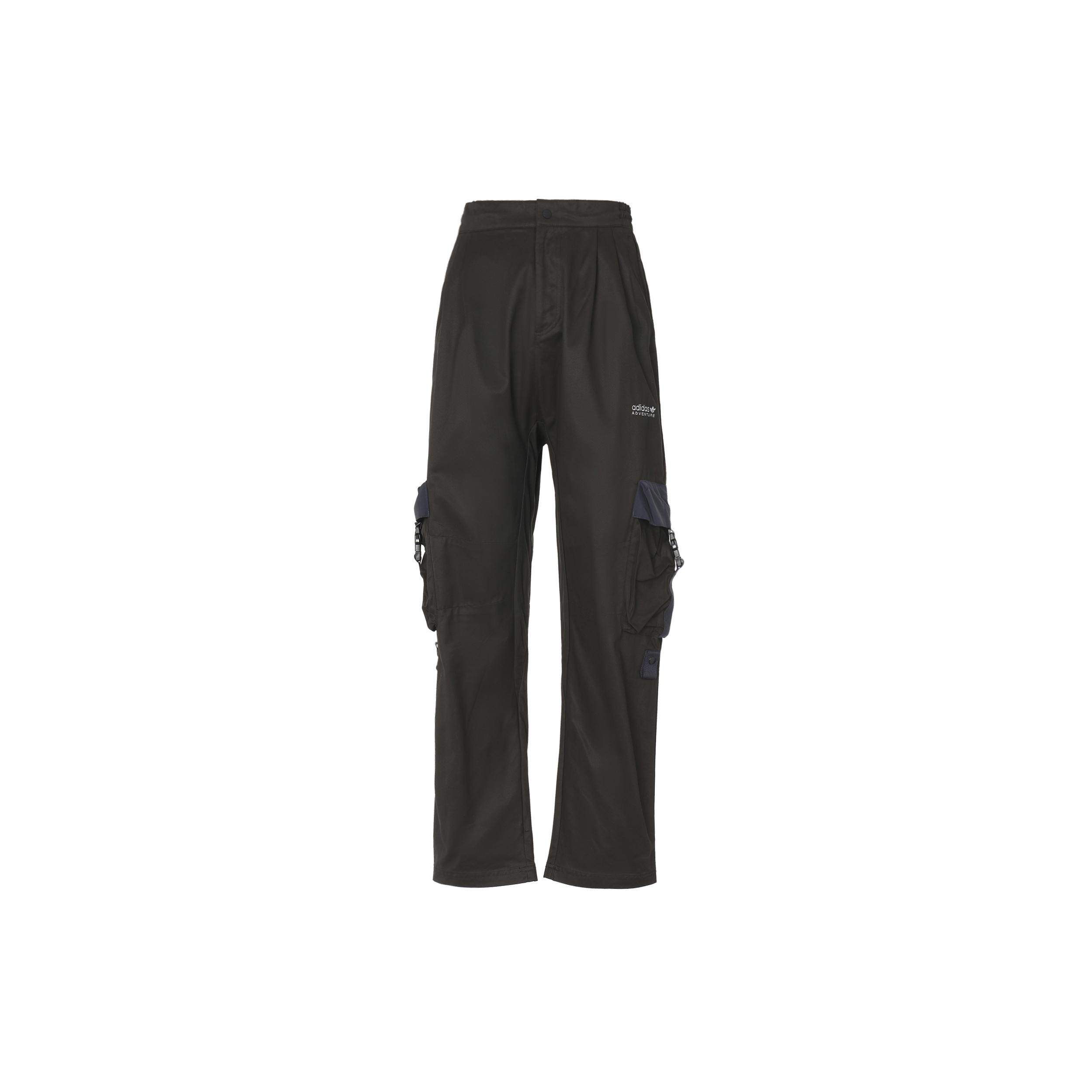 Men s adidas originals Adv Track Pant Big Pocket Sports Pants/Trousers/Joggers Black HC0383 L