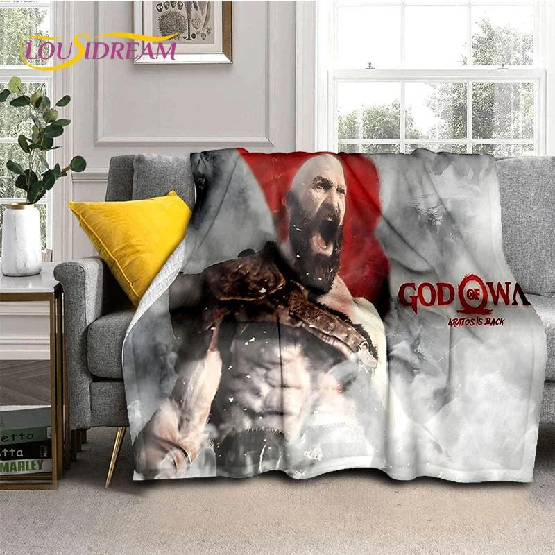 29 Style Kratos God of War Games Cartoon Blanket,Soft Throw Blanket for Home Bedroom Bed Sofa Picnic Travel Office Cover Gifts