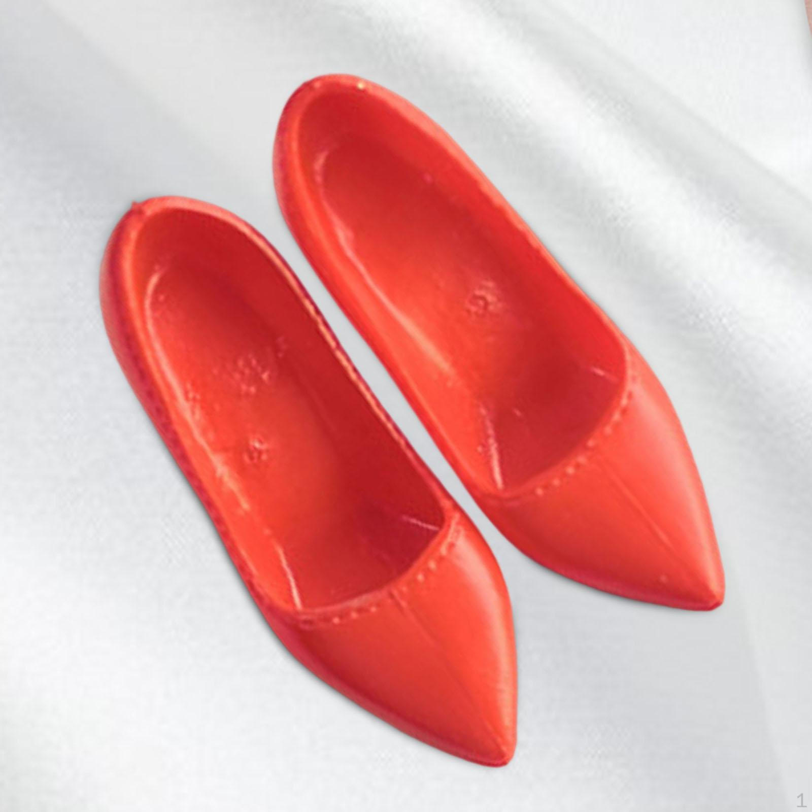 

1/6High Heel Shoes Dress Elegance Fashion up Classic Outfits Pointed Toe Heels Footwear