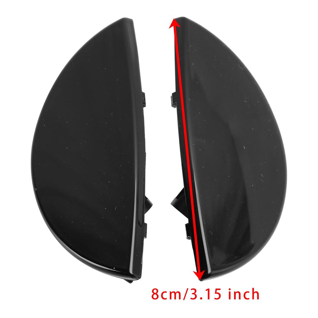 2PCS Headlight Washer Cover For BMW For Mini Cooper 2001-2006 Headlight Washer Nozzle Cover L+R Washer Jet Cover