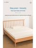 Pure Natural Latex Massage Mattress - All-Season, One-Piece Rubber Design for Home or Dorm