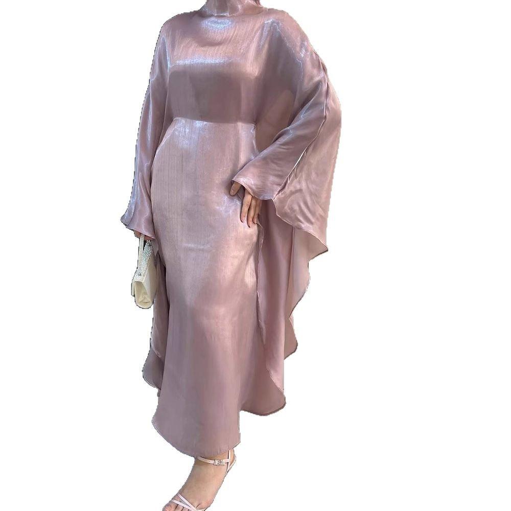 Spot New Middle East Arabic Dubai Long Dress Abaya Clothing Loose Casual Robe Dress Sub