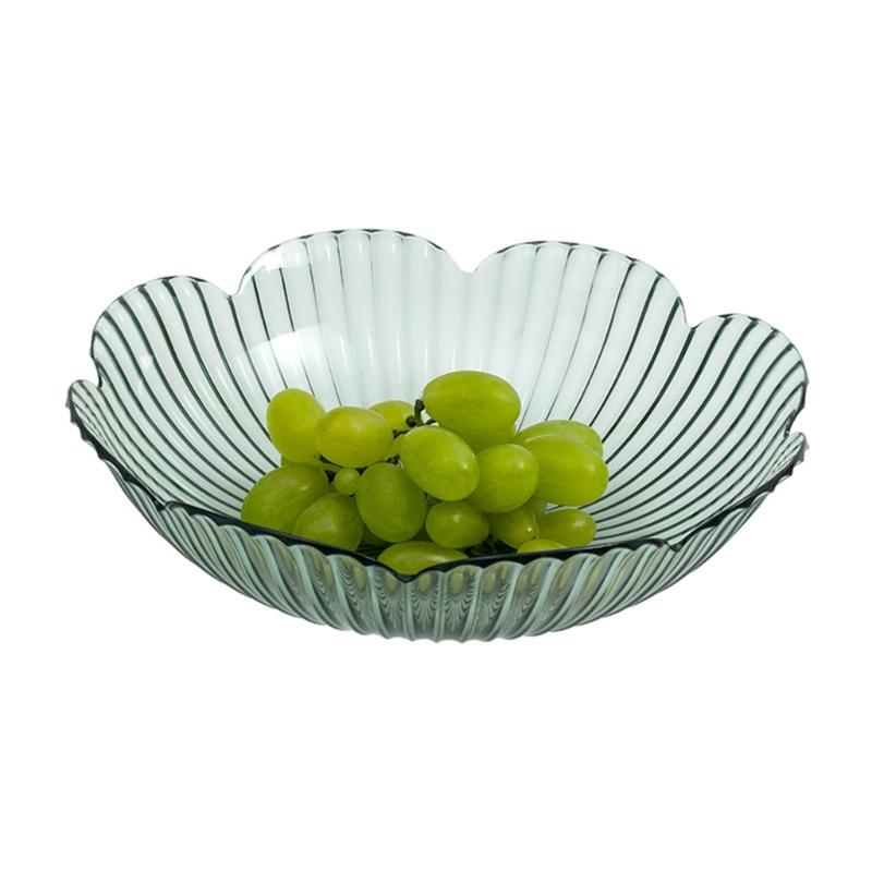Fruit Plate Dinner Bowl Salad Plate Snacks Dessert Plate Wedding Candy Plate Plastic Serving Plate Decorative Bowl