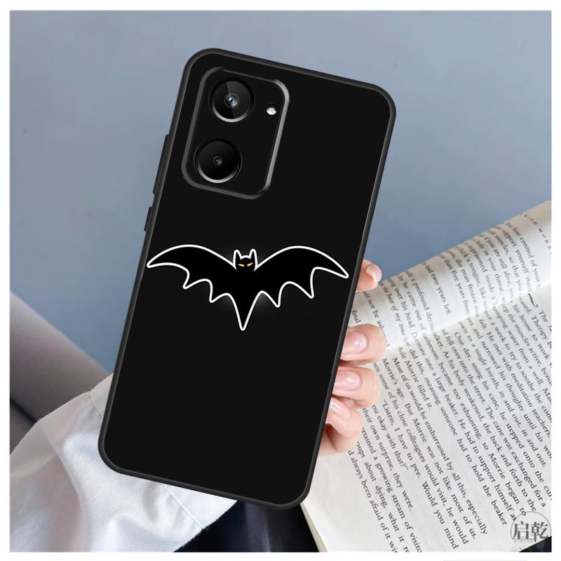 Goth Vampire Bat Gothic Case For Realme C51 C55 C53 C35 C33 C30 C67 C21Y C25s C15 9 10 11 12 Pro Plus GT Neo 5 Cover