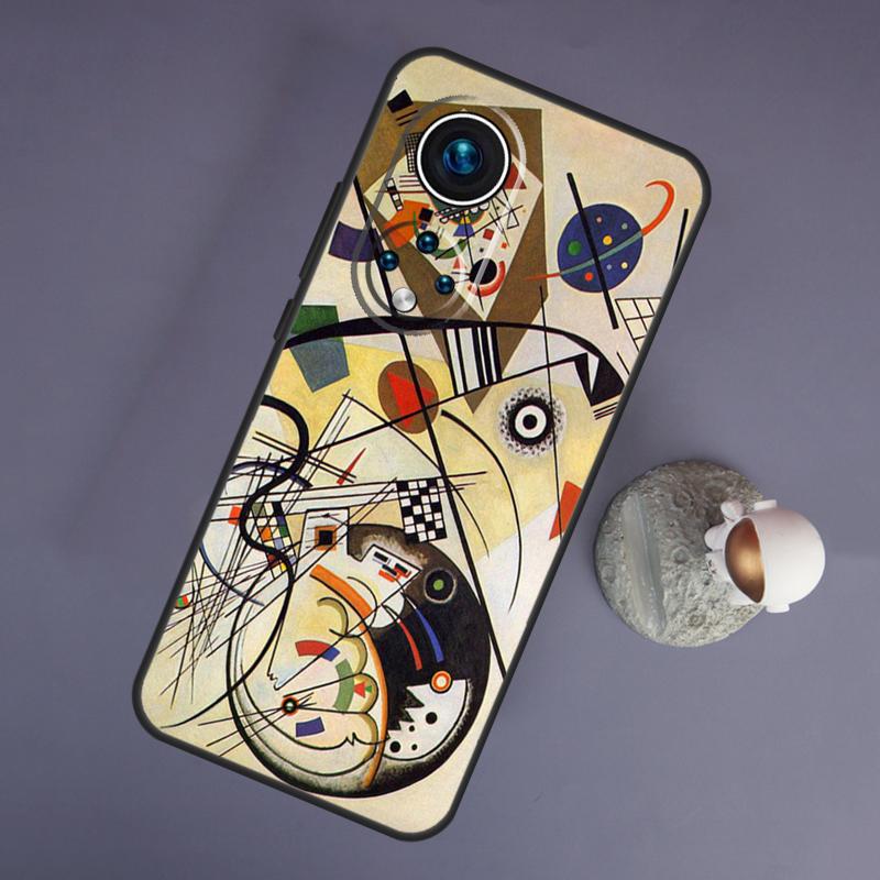 Wassily Kandinsky Abstraktní Pro Huawei Honor Magic 5 Lite 70 50 X8 X9 a P20 P30 P40 P50 P60 Pro P Smart Nova 9 5T Pouzdro
