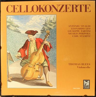 LP Record ANTONIO VIVALDI, LEONARDO LEO, GIUS - Cellokonzerte FSM73004 FSM Vox, FSM Germany Classical Used